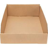 Deep Corrugated Parts Bins, 11-3/4" W x 17-1/4" D x 4-1/2" H, Beige Equipex