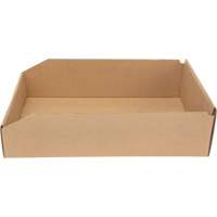 Deep Corrugated Parts Bins, 11-3/4" W x 17-1/4" D x 4-1/2" H, Beige Equipex