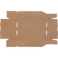 Deep Corrugated Parts Bins, 11-3/4" W x 17-1/4" D x 4-1/2" H, Beige Equipex