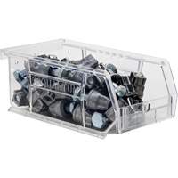 Crystal Clear Ultra Bins, 4-1/8" W x 3" H x 7-3/8" D, Clear Equipex