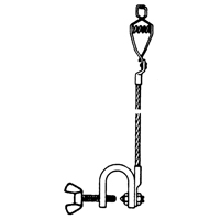 Light-Duty Bonding & Grounding Wire Assemblies - Alligator Clip & Small C-Clamps Equipex