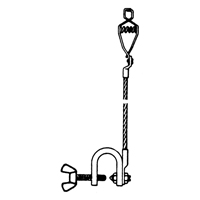 Light-Duty Bonding & Grounding Wire Assemblies - Alligator Clip & Small C-Clamps Equipex