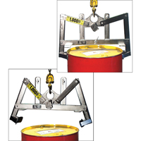 Leveurs de baril verticaux automatiques, 55 gal. US (45 gal. imp.), Cap. 1000 lb/454 kg Equipex