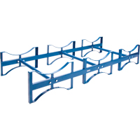 Drum Stacking Rack, 3 Drums, 2400 lbs. Capacity, 71-1/2" W x 30" D x 12-1/2" H Equipex