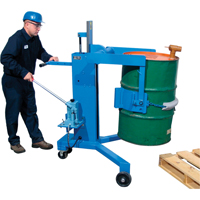 Basculeur - palettiseurs pour barils, 55 gal. US (45 gal. imp.) Equipex