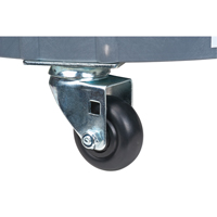Leak Containment Drum Dolly, 24.25" dia. X 7.625" H, 1.5 US Gal. Spill Cap. Equipex