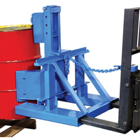 Manipulateur de barils MORSPEED 1500 pour chariot &eacute;l&eacute;vateur, Pour 55 gal. US (45 gal. imp.) Equipex