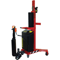 Manipulateur ergonomique de baril &agrave; lev&eacute;e et entraînement motoris&eacute;s, DM-100-PLD, 30 - 85 gal. US (25 - 70 gal. imp.) Equipex