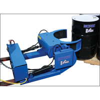 Manipulateur de baril mont&eacute; sur fourches Grip+Go &agrave; prise motoris&eacute;e, Baril de 15 - 55 gal. US (12,5 - 45 gal. imp.), Capacit&eacute; 1500 lb/680 kg Equipex