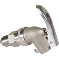 Manual Drum Faucet, Stainless Steel, 3/4" NPT Equipex