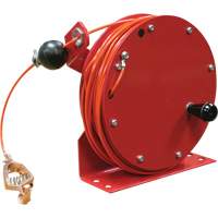 G 3000 Static Discharge Grounding Reel, 100' Length, Heavy-Duty Equipex