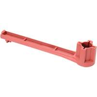 Cl&eacute; pour bouchon-&eacute;crou sp&eacute;cialis&eacute;e &agrave; un seul c&ocirc;t&eacute;, Ouverture de 1-1/4", Poign&eacute;e 8", Nylon anti&eacute;tincelles Equipex