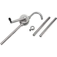 Rotary Type Drum Pump, Stainless Steel, Fits 55 Gal., 12 oz./Stroke Equipex