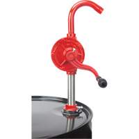 Rotary Type Drum Pump, Cast Iron/Steel, Fits 30-55 Gal., 8 oz./Stroke Equipex
