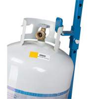 Chariot &agrave; cylindres, Roues Anticrevaison, Base de 15-1/2" W x 14-1/4" L, 600 lb Equipex