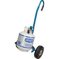 Chariot &agrave; cylindres, Roues Anticrevaison, Base de 15-1/2" W x 14-1/4" L, 600 lb Equipex