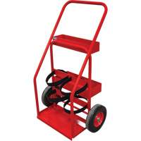 Chariot de prevention d'incendie pour travaux &agrave; chaud, Roues Semi-pneumatique, Base de 17,75" la x 8,9" lo, 100 lb Equipex
