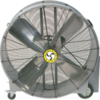 Belt Drive Drum Fans, Industrial, 2 Speed, 42" Diameter Equipex