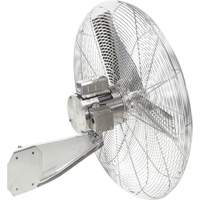 Stainless Steel Food Service Washdown Air Circulating Fans, Industrial, 1 Speed, 20" Diameter Equipex