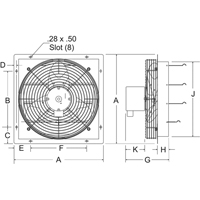 Ventilateurs d'&eacute;vacuation &agrave; volets Equipex