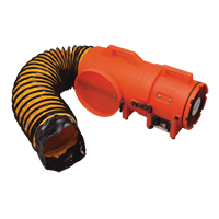 8" Plastic COM-PAX-IAL Blowers, 1/3 HP, 831 CFM Equipex