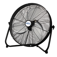 High Velocity Floor Fan, Commercial, 3 Speed, 20" Diameter Equipex