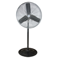 Ventilateur oscillant sur socle avec moteur &eacute;tanche &agrave; l'eau, Robuste, 3 Vitesses, Diam&egrave;tre de 30" Equipex