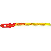 Unified Shank&reg; Jig Saw Blades, Bi-Metal, 2" L, 14 TPI Equipex