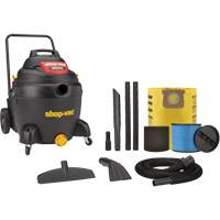 Industrial Vacuum, Wet-Dry, 3 HP, 16 US Gal. (60.6 Litres) Equipex