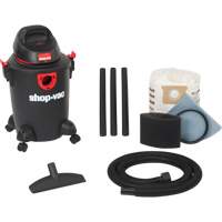 DIY & Workshop Series Shop Vacuum, Wet-Dry, 3.5 HP, 6 US Gal. (22.7 Litres) Equipex