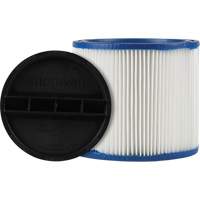 CleanStream&reg; Gore&reg; Wet/Dry Vacuum Filter, Cartridge/Hepa, Fits 5 US gal. Equipex