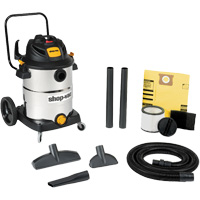 Stainless Steel Wet/Dry Shop Vacuum, 120 V, 16 gal. Capacity Equipex