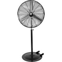 Non-Oscillating Pedestal Fan with Casters, Industrial, 3 Speed, 30" Diameter Equipex