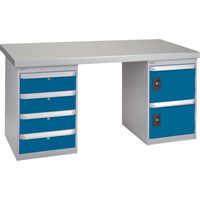 Steel Wood-Filled Workbench Tops Equipex
