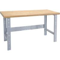 &eacute;tabli pr&eacute;conçu, Dessus & montants seulement, Cap 2500 lb, 60" la x 36" p, 34" h Equipex