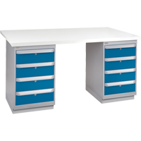 Pre-Designed Workbench, 72" W x 30" D x 34" H, 2500 lbs. Capacity Equipex