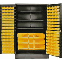 Jumbo Security Cabinet With Bins Equipex