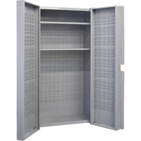 Deep Door Combination Cabinet, 38" W x 24" D x 72" H, Grey Equipex