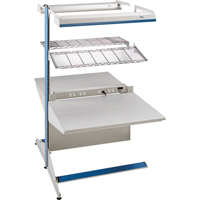 Postes de travail modulaires ergonomiques - Exemples de configurations - A-DA Ajouts &agrave; deux c&ocirc;t&eacute;s, 60" la x 56" p x 84" h, Ajout &agrave; deux c&ocirc;t&eacute;s Equipex
