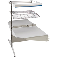 Postes de travail modulaires ergonomiques - Exemples de configurations - A-DC Ajouts de coin &agrave; deux c&ocirc;t&eacute;s, 36" la x 56" p x 84" h, Ajout de coin &agrave; deux c&ocirc;t&eacute;s Equipex