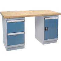 &eacute;tabli robuste, Porte & tiroirs, Cap 1500 lb, 72" la x 36" p, 34" h Equipex
