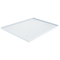 Locker Base Insert, Fits Locker Size 12" x 18", Light Grey, Plastic Equipex