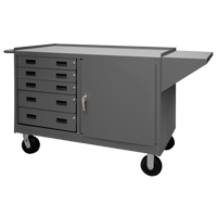 Armoire d'&eacute;tabli mobile, Acier Surface Equipex