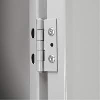 Clean Line Lockerette, 6 -tier, Bank of 3, 36" x 18" x 76", Steel, Charcoal, Rivet (Assembled) Equipex