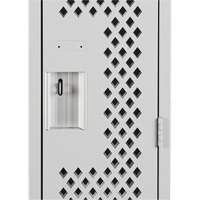 Casiers Clean Line, 12" x 12" x 72", Acier, Gris, Rivet (assembl&eacute;), Perfor&eacute; Equipex