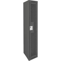 Casiers Clean Line, 12" x 15" x 72", Acier, Charbon, Rivet (assembl&eacute;), Perfor&eacute; Equipex