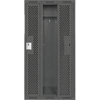 Casiers Clean Line, Bloc de 3, 36" x 12" x 72", Acier, Charbon, Rivet (assembl&eacute;), Perfor&eacute; Equipex