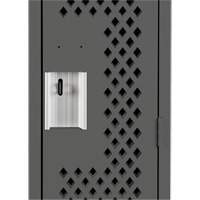 Casiers Clean Line, Bloc de 3, 36" x 12" x 72", Acier, Charbon, Rivet (assembl&eacute;), Perfor&eacute; Equipex