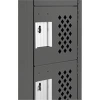 Petit casier perfor&eacute; Clean-Line, 6 niveaux, 12" x 72" x 12", Acier Equipex