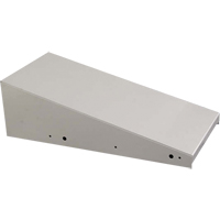 Clean Line Economy Lockers Slope Top, 3 Bank, 18" D x 36" W x 6" H, Grey, Steel Equipex